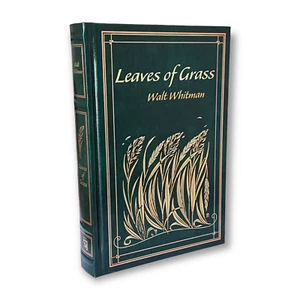 LEAVES OF GRASS  Walt Whitman Leather Bound Hardcover Collectible Classics Book - Bild 1 von 16