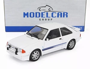 1:18 Model Car Group MCG18419 Ford Escort RS Turbo Series 1 White 1985 - Picture 1 of 3