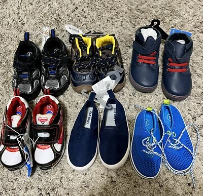 Lote de 6 zapatos para niño pequeño talla 5 Foto 1 de 4
