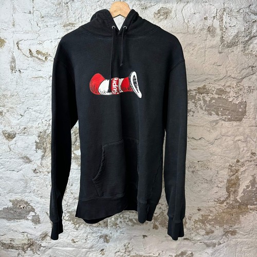 Felpa con cappuccio Supreme Cat In The Hat nera taglia L