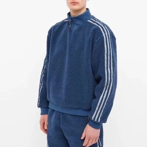 ADIDAS X RUBIA CROSSOVER CASUAL RAYAS CUELLO ALTO SUDADERA CON CAPUCHA Talla M GS9267 - Imagen 1 de 14