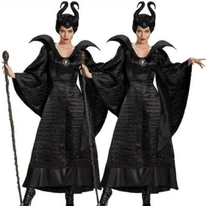 Adults Womens Halloween Witch Vampire Gothic Cosplay Costume Party Fancy Dress - Picture 1 of 2