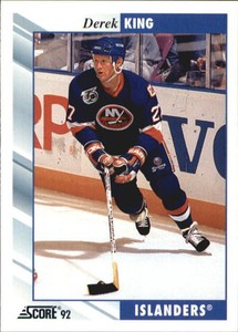 1992-93 Score Hockey #255 Derek King