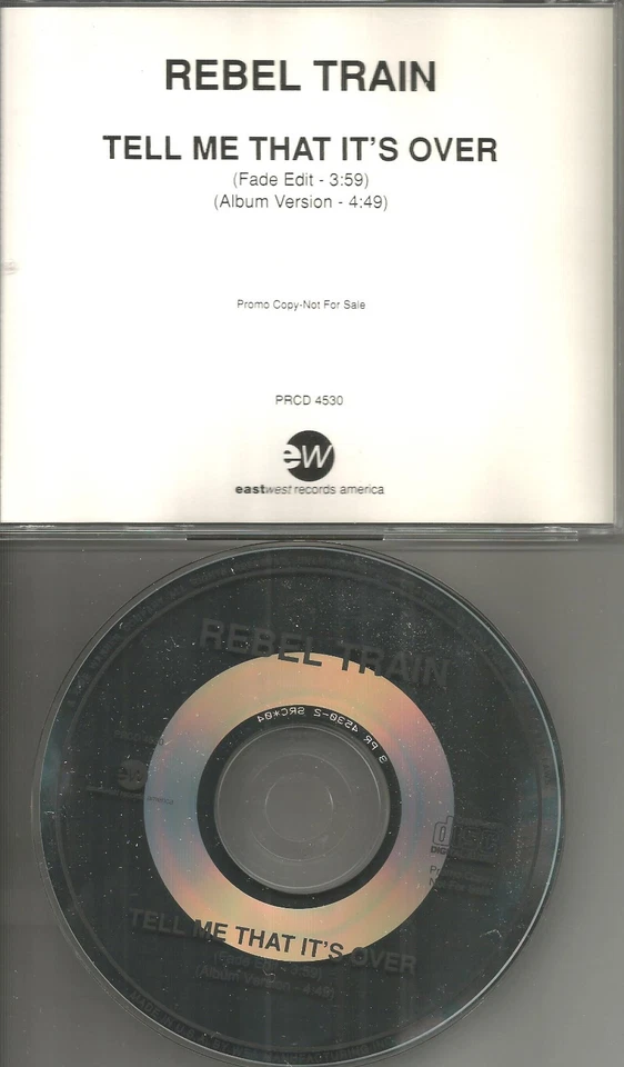 REBEL TRAIN Tell Me that’s it’s over FADE EDIT PROMO CD single tom petty Drummer - Image 1 of 1