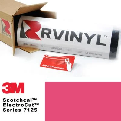 3M 7125 Scotchcal Magenta 103 Vinilo Película Letrero Artesanía Hobby Calcomanía Hoja Rollo Foto 1 de 4