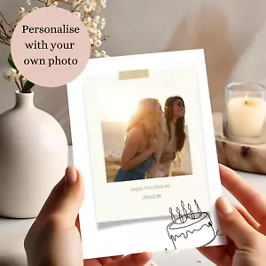 Tarjeta de cumpleaños con foto y nombre personalizada - Imagen 1 de 4