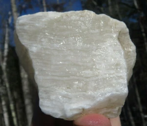 BANDED WHITE ONYX BEAUTIFUL LARGE NATURAL THIRD EYE CROWN CHAKRA CRYSTAL 534.9g - Picture 1 of 10