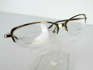 Saki Mod. 698 (BGD) Gold Natural Horn 55 x 15 135 mm Eyeglass Frames - Picture 1 of 4