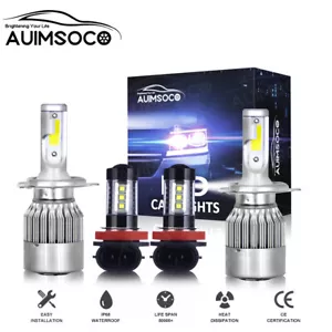 For Honda CRV CR-V 2007 — 2014 LED Headlight Fog Light High Low Dual Beam Bulbs - Picture 1 of 12