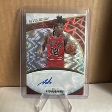 2022-23 Panini Revolution Ayo Dosunmu Auto Autograph #A-AYO 18/100