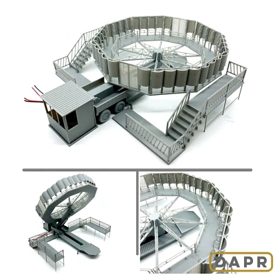 DAPR-1:50 Scale Model Kit-Motorised Fairground Spinball/Meteorite Cage Ride