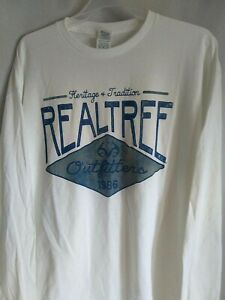  Mens Realtree Outfitters Long-Sleeve Shirt NWT White 2XL Delta Pro Weight 