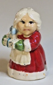 Pie Bird Mrs Santa with Presents Piebird Made in USA by Nancy Davis - Picture 1 of 4