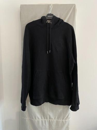 Felpa con cappuccio BURBERRY RYKER nera sopra la testa taglia L