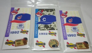 MLB Cleveland Indians Sunoco Commemorative Stadium Pins Lapel Pin BASEBALL LOT - Picture 1 of 6