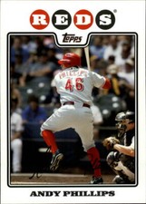 2008 Topps Update #UH18 Andy Phillips Reds 