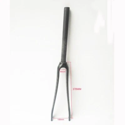 Carbon Fiber Road Bike Rigid Fork 700c Superlight Rockshox Bicycle Front Fork  - Image 1 of 4