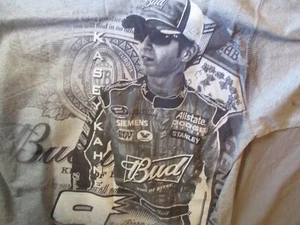 NWT Kasey Kahne Chase Authentic Racing BUD NASCAR All Over Print T-Shirt Large - Picture 1 of 10