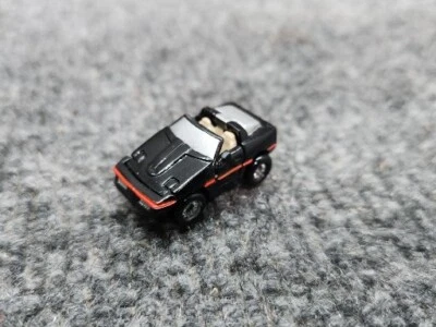 Vtg Galoob Micro Machines Deluxe 1980s Chevrolet Corvette Convertible Black Car - Image 1 of 4