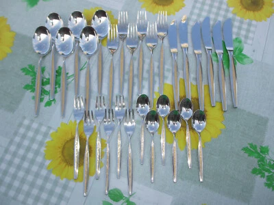 WMF Besteck Capri Cromargan 30 - teiliges Besteckset 6 Personen teilvergoldet - Bild 1 von 4