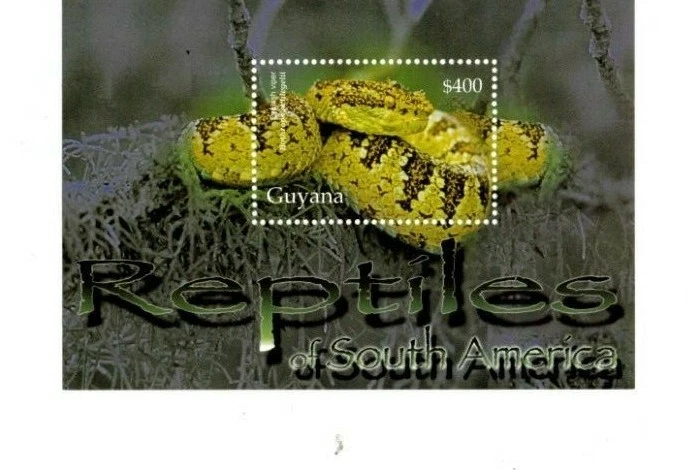 Guyana - 2005 - Reptiles - Souvenir Stamp Sheet - MNH - Image 1 of 1