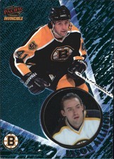 1997-98 (BRUINS) Pacific Invincible Emerald Green #6 Jason Allison