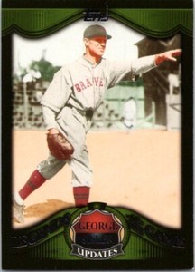 2009 Topps Updates & Highlights #LGU7 George Sisler Legends of the Game