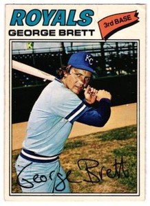 1977 O-Pee-Chee (OPC)- George Brett (#170)  Kansas City Royals   JBN