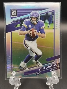 2021 Panini Donruss Optic Kirk Cousins Silver Holo Prizm #97 Minnesota Vikings - Picture 1 of 2