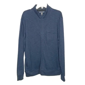 Cárdigan suéter Thomas Parker New York con cremallera talla XL azul marino mangas largas - Imagen 1 de 9