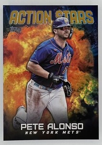 2023 Topps Update GOLD ACTION STARS #AS-13 PETE ALONSO *62/75* NEW YORK METS
