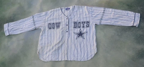 Vintage NFL Dallas Cowboys Men's Long Sleeve Pajamas_PLS SEE PIC FOR MEASUREMENT Cover