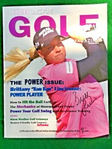 BRETAGNE LINICOME LPGA HANDSIGNIERT 2010 GOLF MAGAZIN PGA SHOW!!!  - Bild 1 von 2