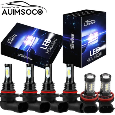 Combo faros LED luces altas+bajas y faros antiniebla para Honda Pilot 2006-2018 Foto 1 de 4