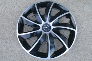 4 Alu-Design Radkappen in 17 Zoll "QUAD" silber/schwarz für Opel - Bild 1 von 2