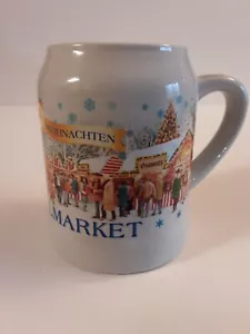 Christkindlmarkt Becher Frohliche Weihnachten weiß aqua ohne Datum No City - Bild 1 von 7