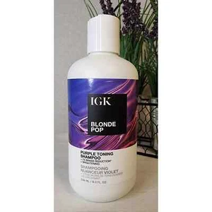IGK Blonde Pop Purple Toning Shampoo - 8 fl oz Free Ship NWOB - Picture 1 of 1
