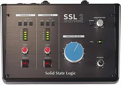 Solid State Logic SSL 2 USB MIDI Audio Interface 2 Channel 24 Bit (192 kHz) - Image 1 of 4