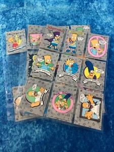 The Simpsons Sticker Complete Chase Set by Toops 1990 - Picture 1 of 7