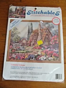 "Kit crewel ""Country Cottage"" coser # 72137 - Imagen 1 de 3