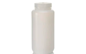 ONE Wide-Mouth Bottle HDPE 1000mL / 32 oz Bottle w Polypropylene Screw Closure - Picture 1 of 1