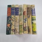 Lot de 7 livres illustrés de bibliothèque junior 1946 couverture rigide Grosset & Dunlap