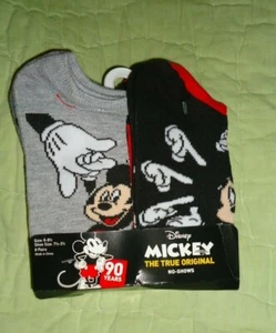 6 Pairs*Disney Mickey The True Original*No Show Socks SIZE 6-8.5*YOUTH - Picture 1 of 5