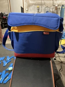 Retro 90’s Vintage Fisher Price Baby Diaper Bag Insulated ColorBlock Cooler Tote - Picture 1 of 6