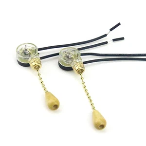 Universal Ceiling Fan Wall Light Replacement Pull Chain Cord Switch Controler - Picture 1 of 5