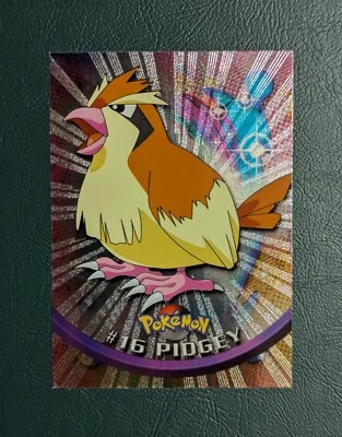 #16 Pidgey Spectra Chrome Topps TV Animation Pokemon Card 2000 - Image 1 of 2