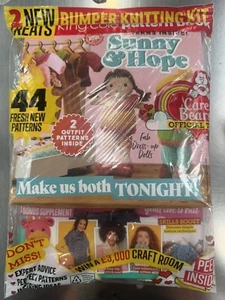 Knit Now magazine #164 2024 King Cole Pattern Book +Dress-Up Dolls, Carebears - Picture 1 of 1