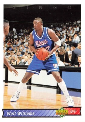 1992 Upper Deck #330 Walt Williams Sacramento Kings - Image 1 of 2