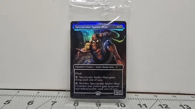 Magic the Gathering MTG Spectacular SpiderMan Marvel Legends Card - Image 1 of 4