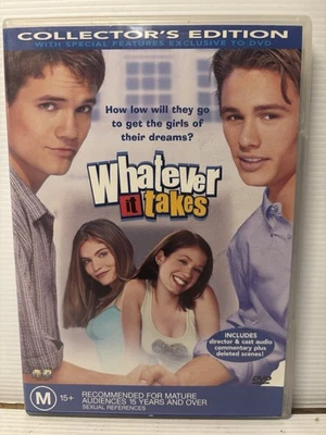 Whatever It Takes DVD Collectors Edition Feat. James Franco Marla Sokoloff R4 - image 1 of 4